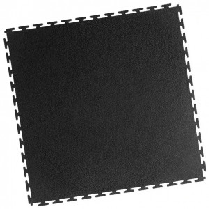 Industrievloer pvc kliktegel 5 mm zwart